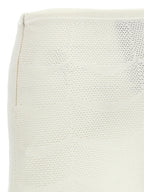 White Cotton Long Skirt