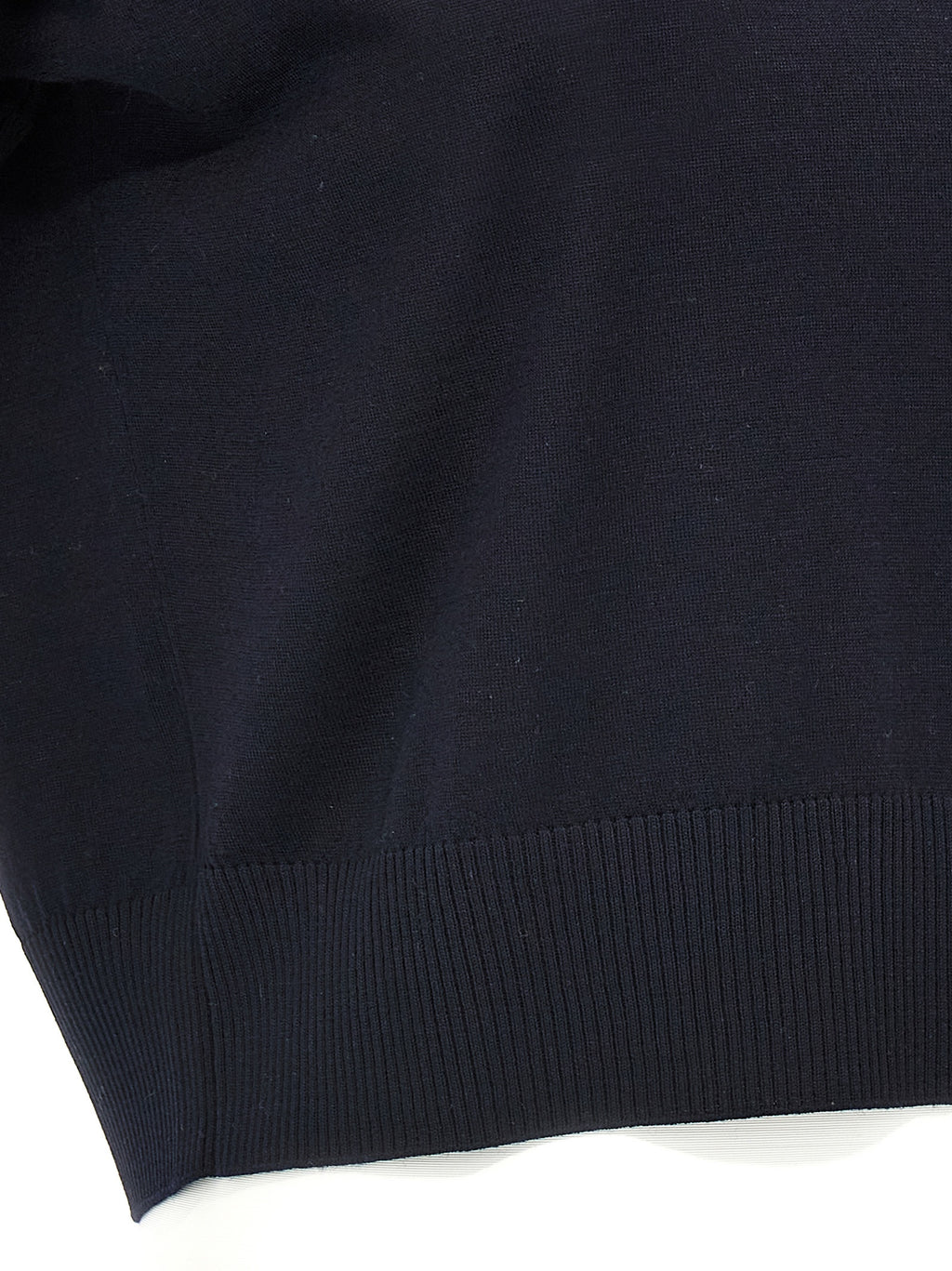 Blue Wool Shortsleeve Shirt