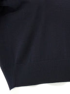 Blue Wool Shortsleeve Shirt