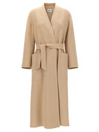 Beige Wool Coat