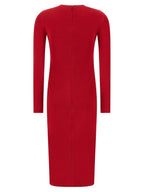 Multicolor Viscose Midi Dress