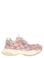 Multicolor Polyester Athletic Sneakers
