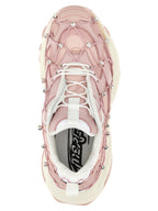 Multicolor Polyester Athletic Sneakers