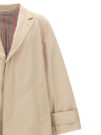 Beige Polyester Coat
