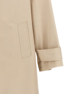 Beige Polyester Coat