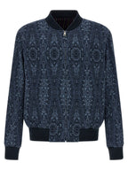 Blue Cotton Bomber