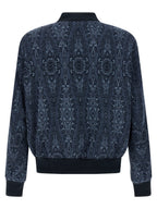 Blue Cotton Bomber