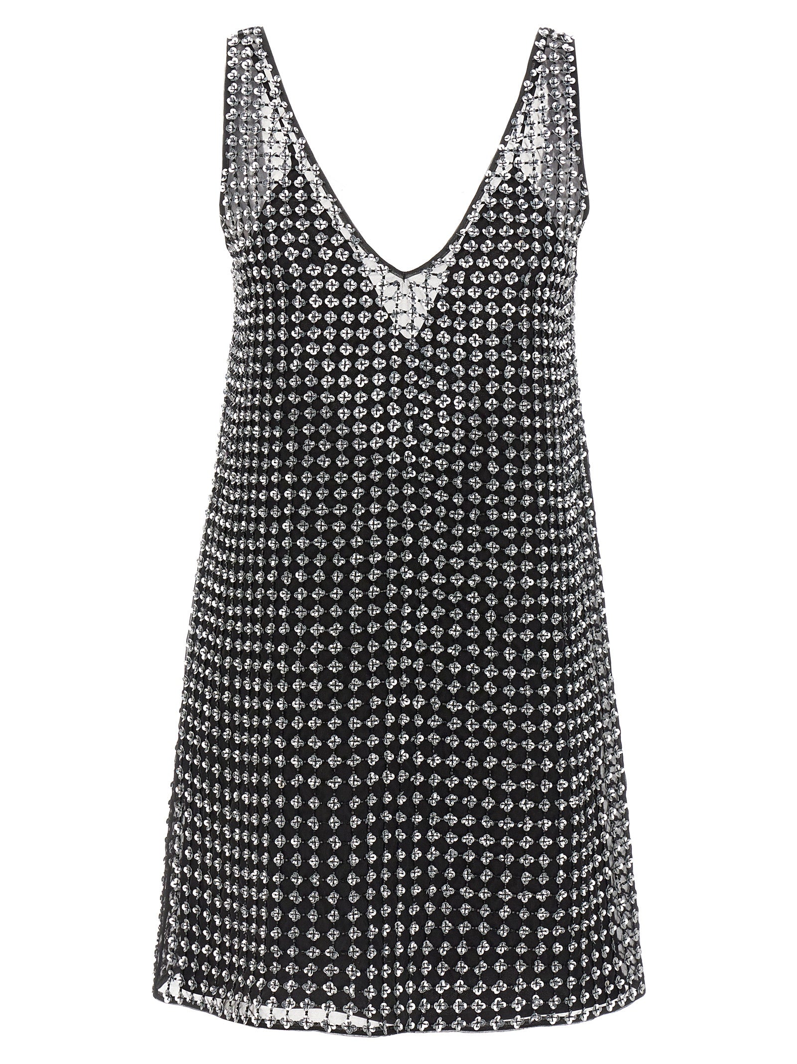 Black Silk Short Dress