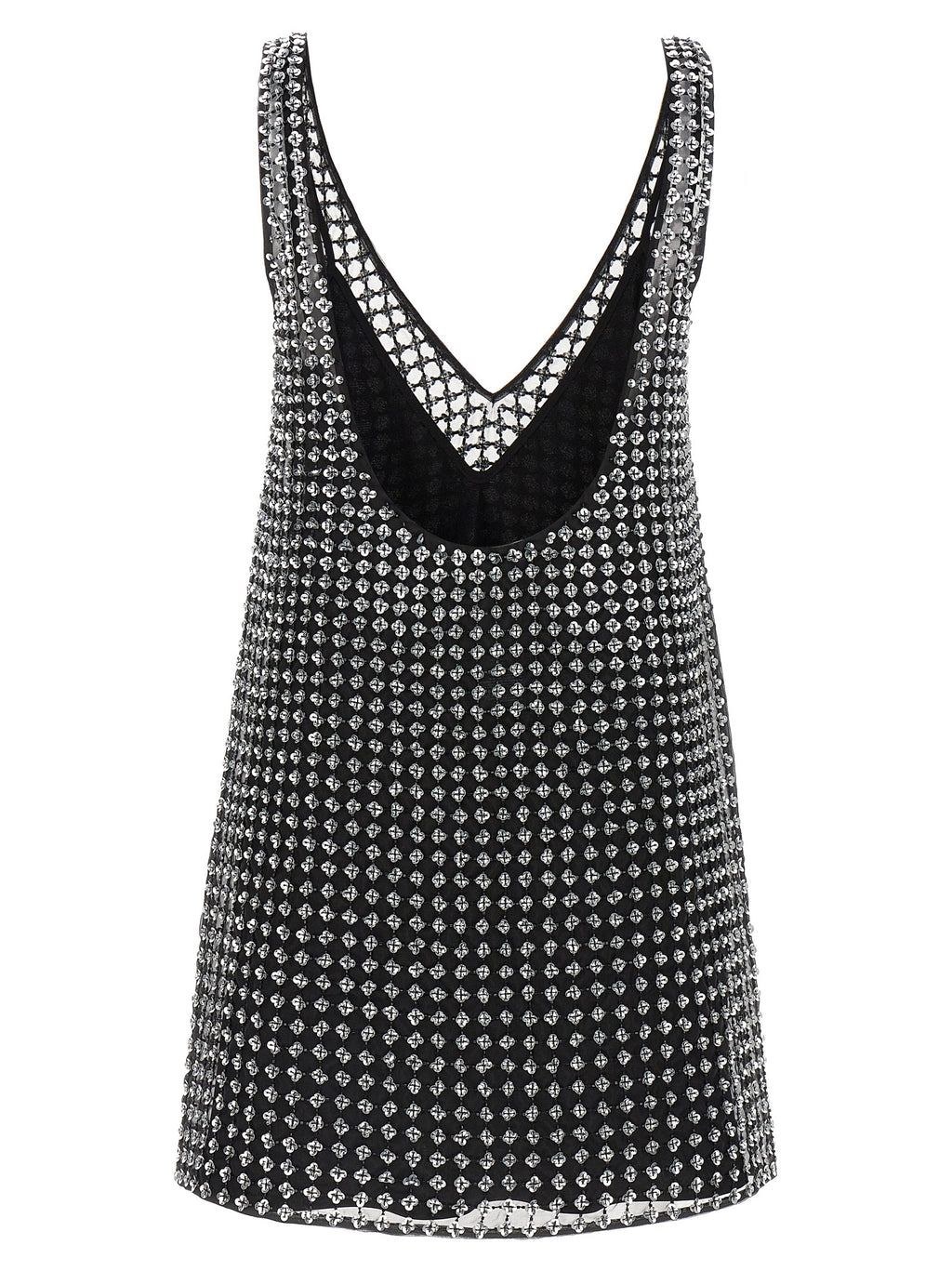 Black Silk Short Dress