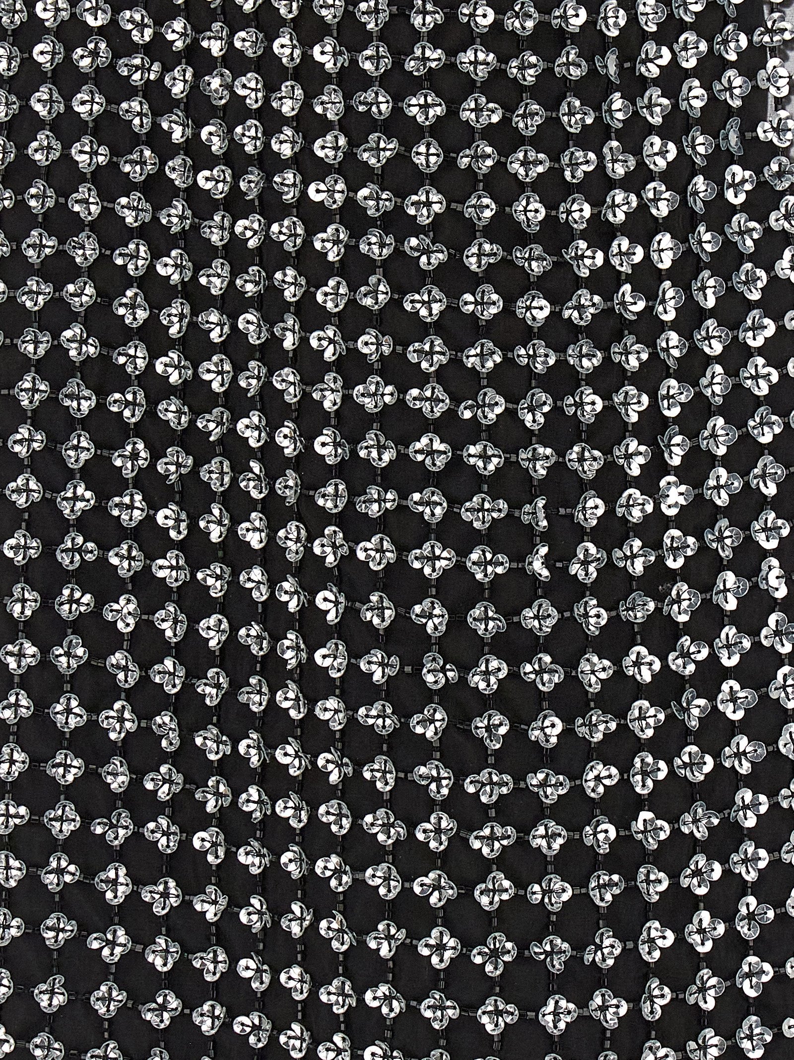Black Silk Short Dress