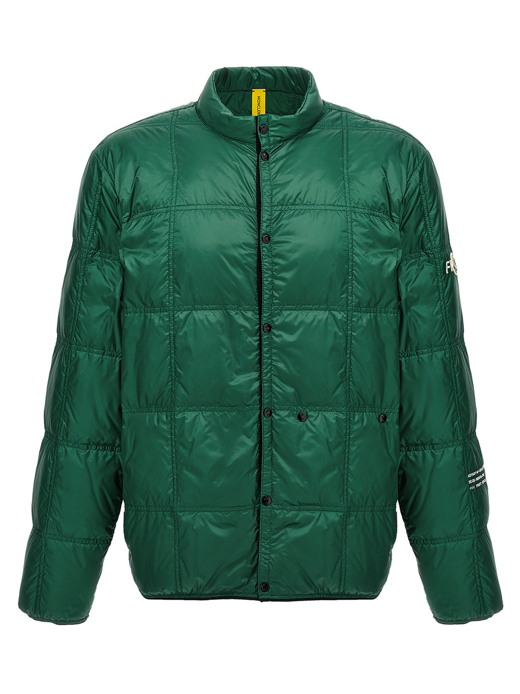 Bicolor Polyamide Full-Length Jacket