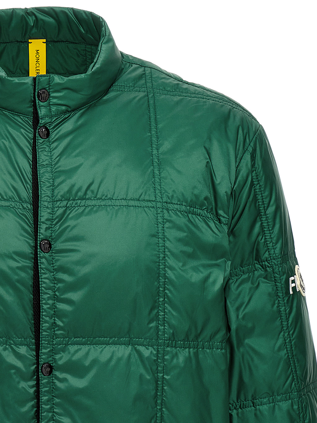 Bicolor Polyamide Full-Length Jacket