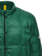 Bicolor Polyamide Full-Length Jacket