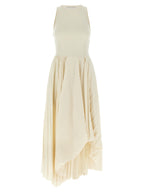 White Cotton Long Dress