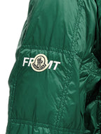Bicolor Polyamide Full-Length Jacket