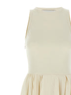 White Cotton Long Dress