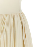 White Cotton Long Dress