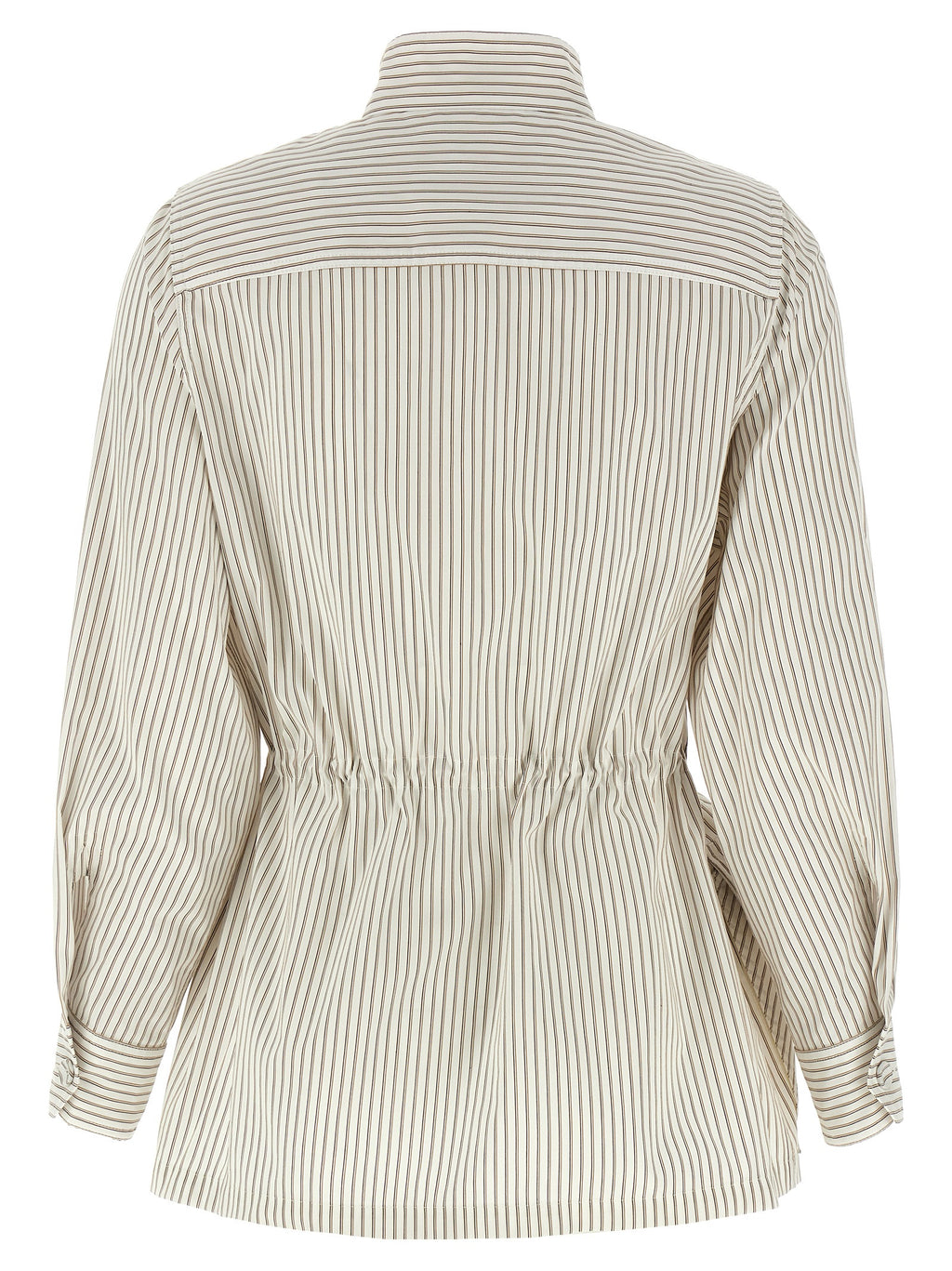 White Cotton Shell Jacket