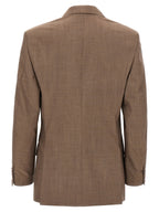 Brown Virgin Wool Blazer