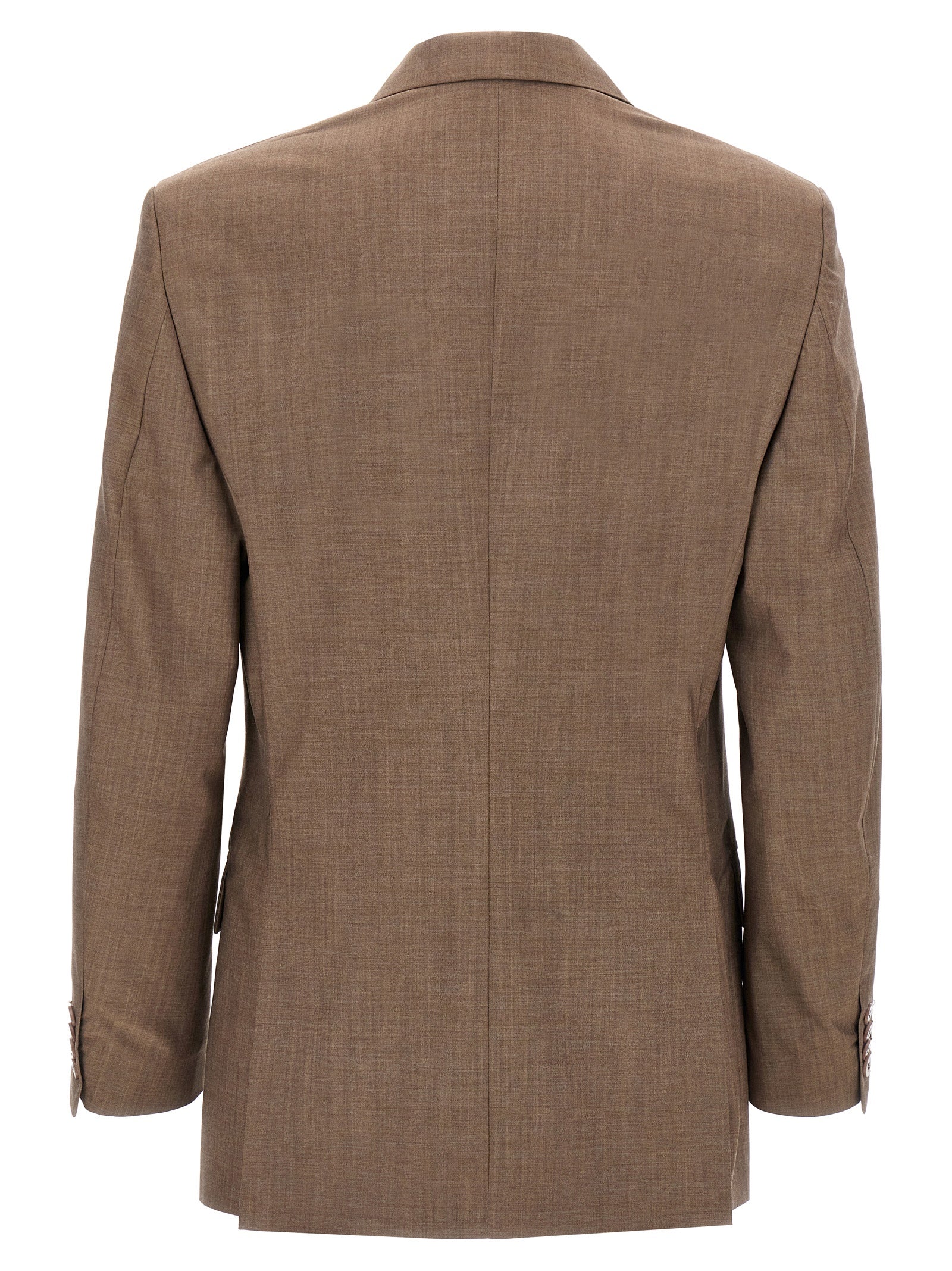 Brown Virgin Wool Blazer