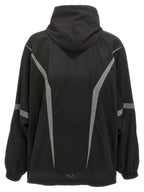 Black Polyester Shell Jacket