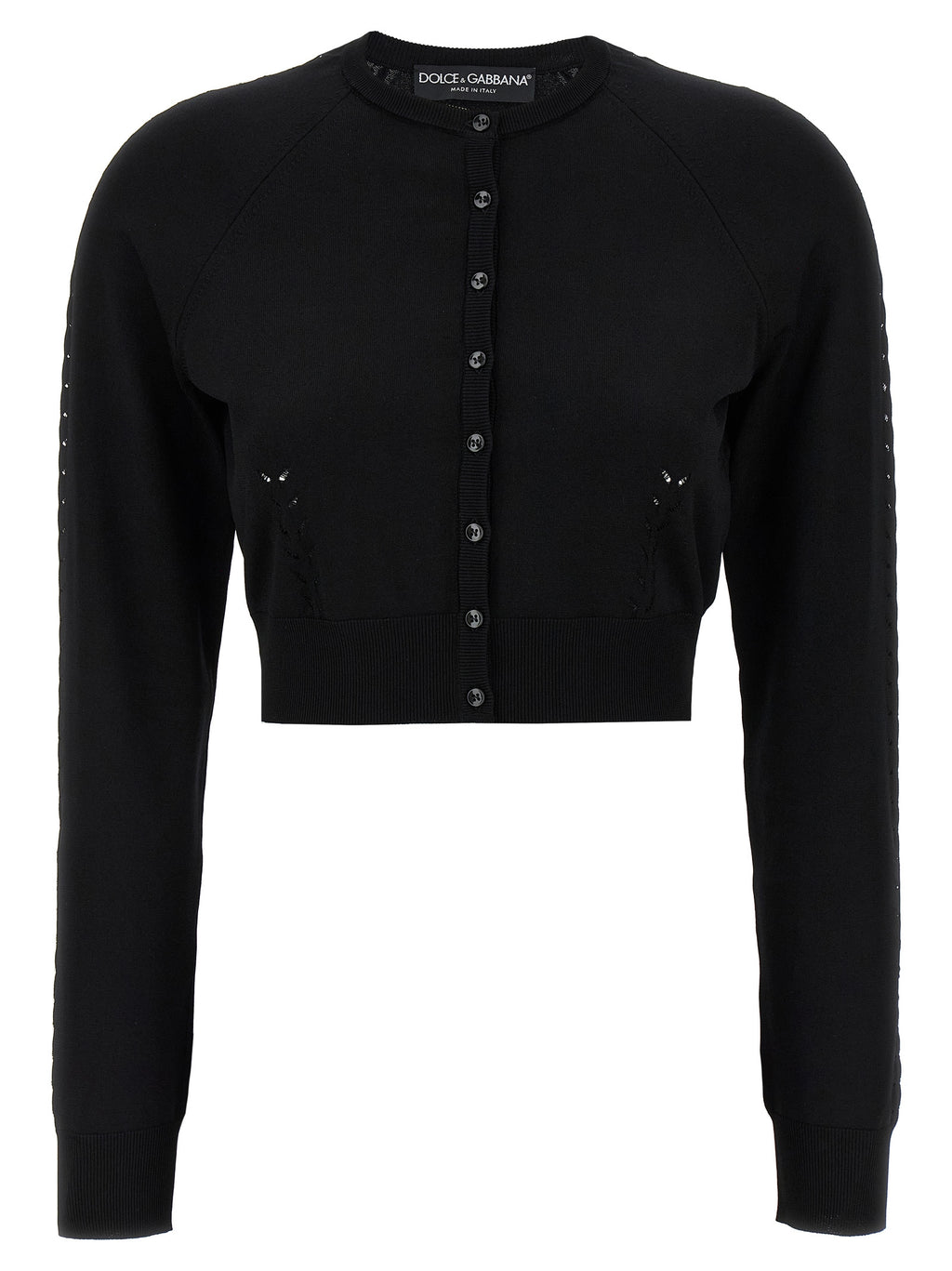 Black Viscose Cardigan