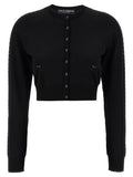 Black Viscose Cardigan