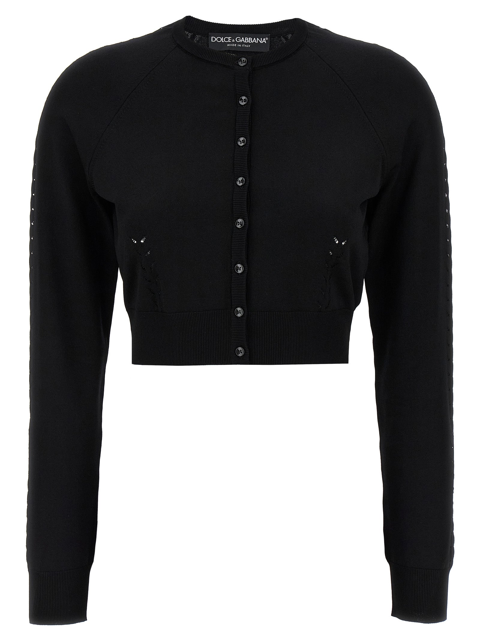 Black Viscose Cardigan