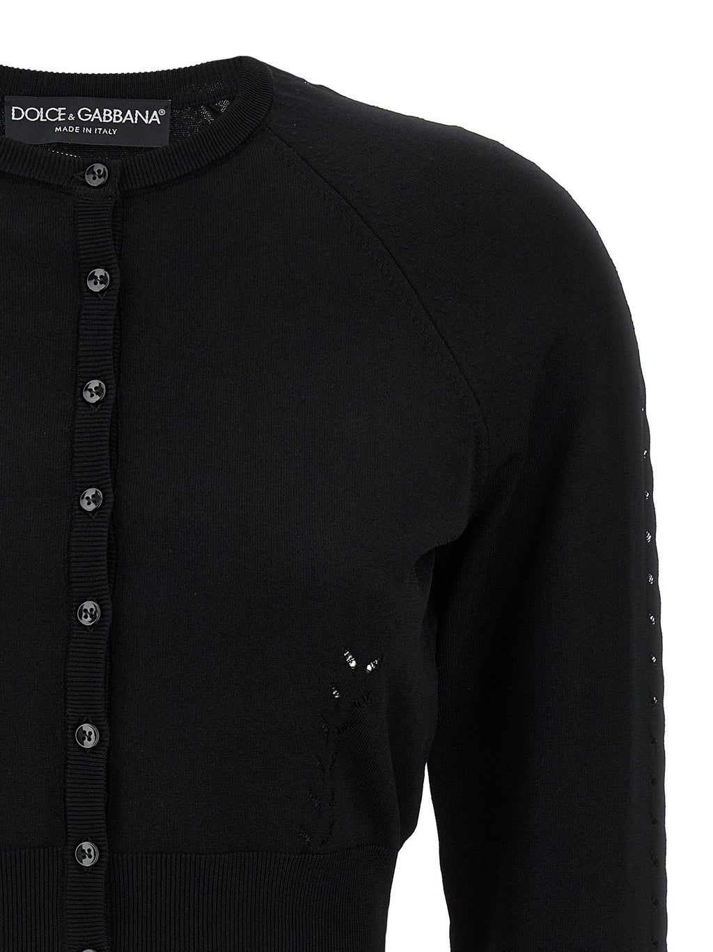 Black Viscose Cardigan