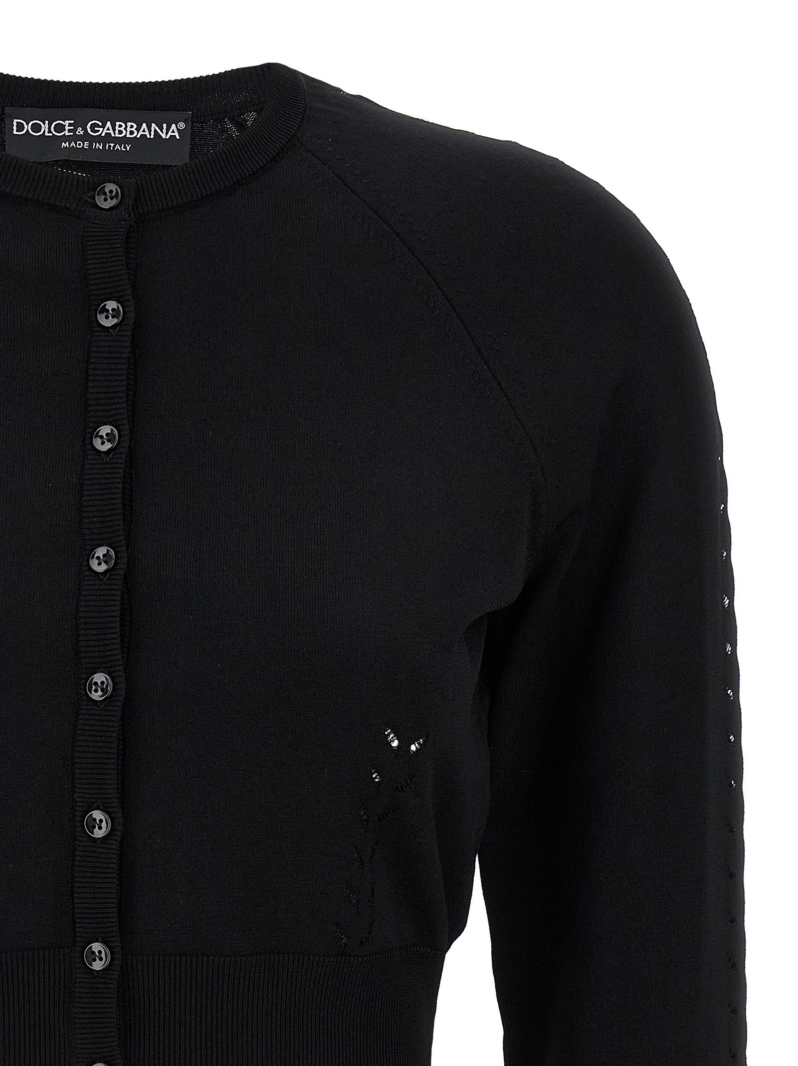 Black Viscose Cardigan