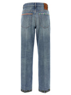 Blue Cotton Jeans Denim