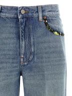 Blue Cotton Jeans Denim