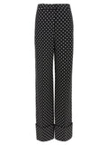 Bicolor Viscose Casual Pants