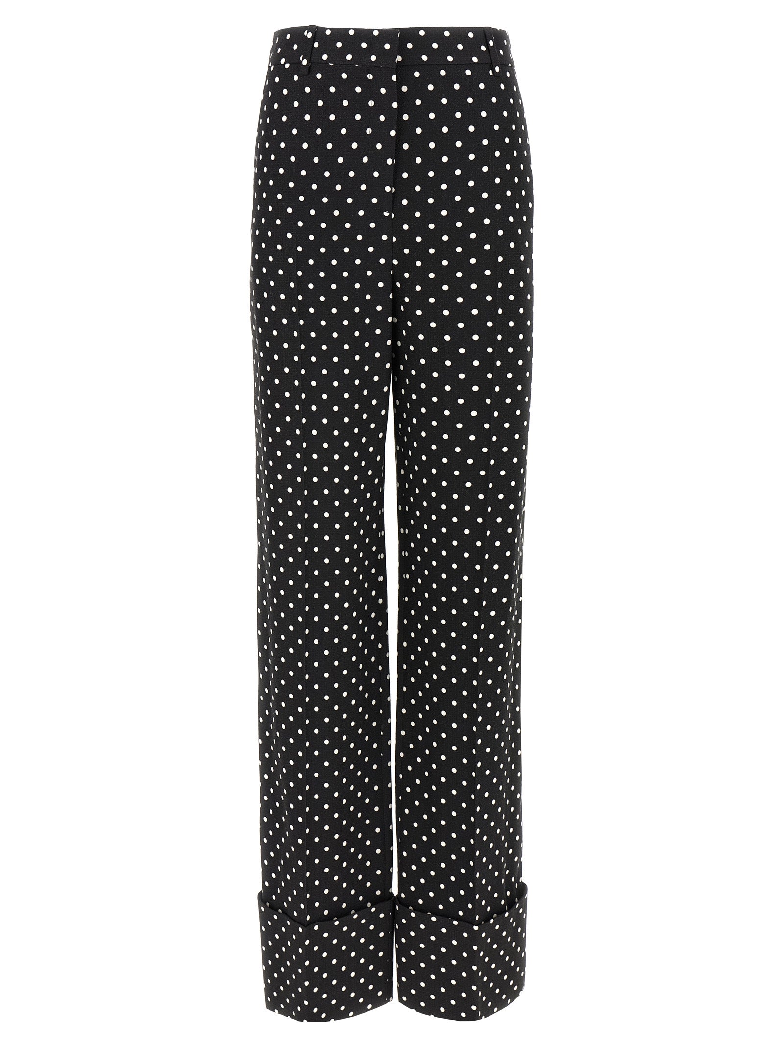 Bicolor Viscose Casual Pants