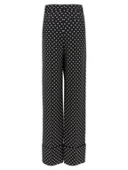 Bicolor Viscose Casual Pants