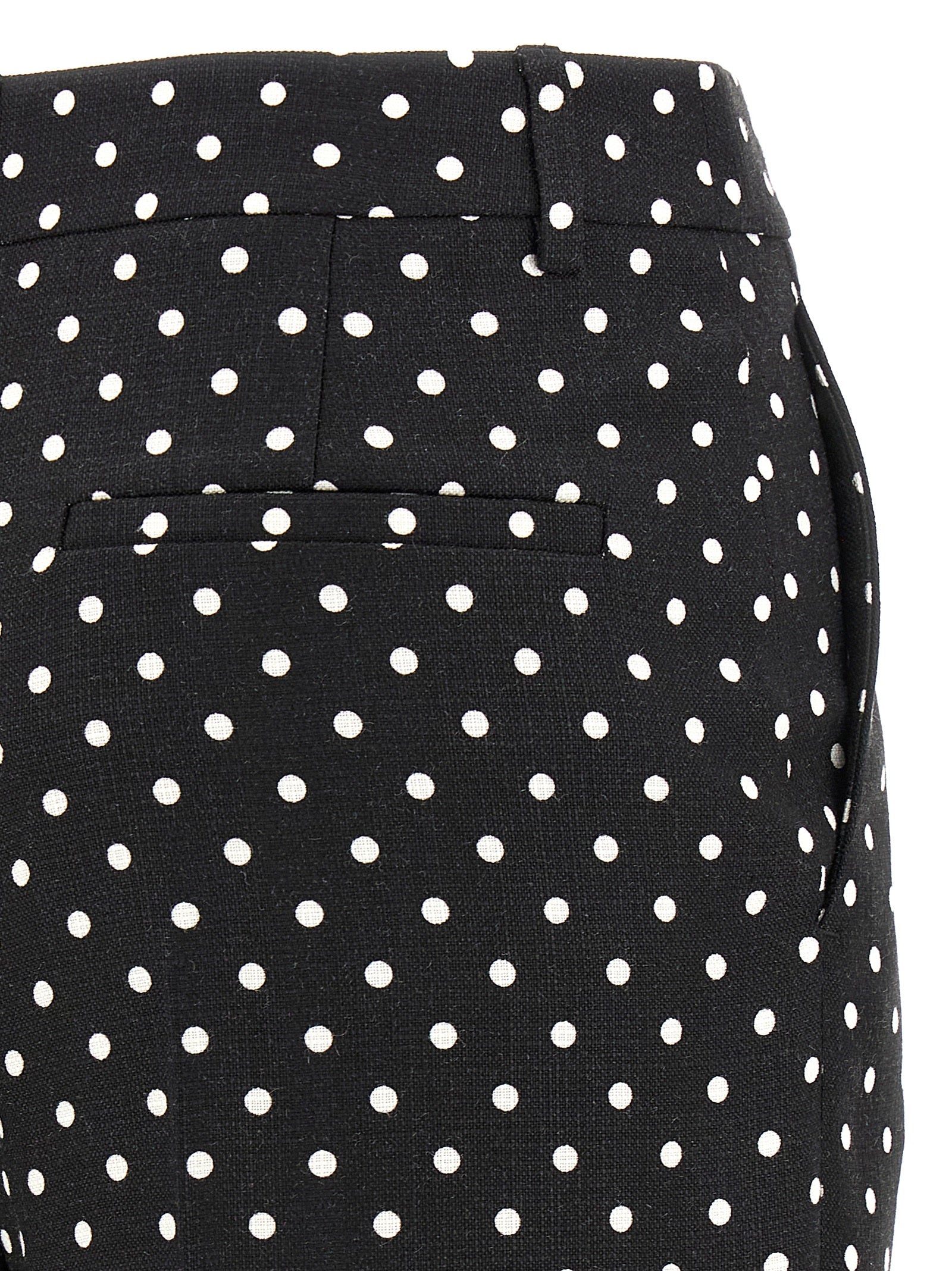 Bicolor Viscose Casual Pants