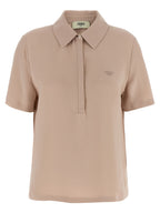 Multicolor Silk Polo Shirt