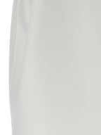 White Polyester Short Dress