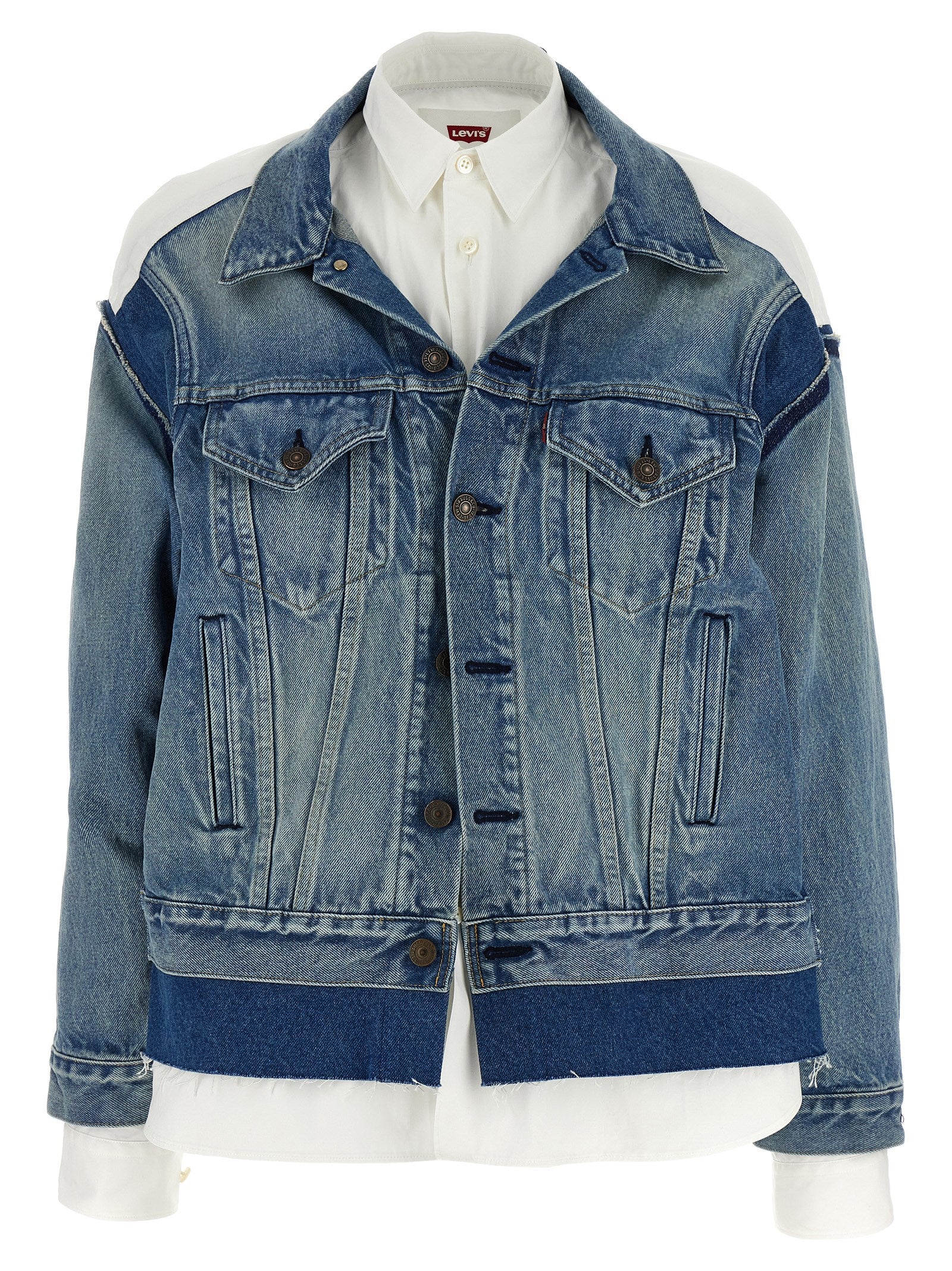 Multicolor Cotton Denim Jacket