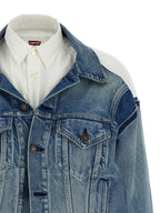Multicolor Cotton Denim Jacket