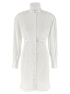 White Cotton Midi Dress
