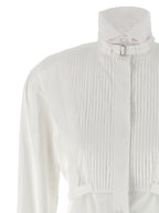 White Cotton Midi Dress