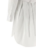 White Cotton Midi Dress