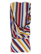 Multicolor Viscose Short Dress
