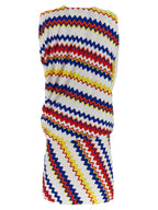 Multicolor Viscose Short Dress