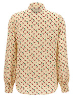 Beige Silk Blouse