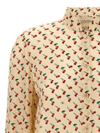 Beige Silk Blouse