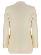White Wool Blazer