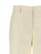 White Wool Dress Pants