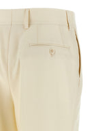 White Wool Dress Pants